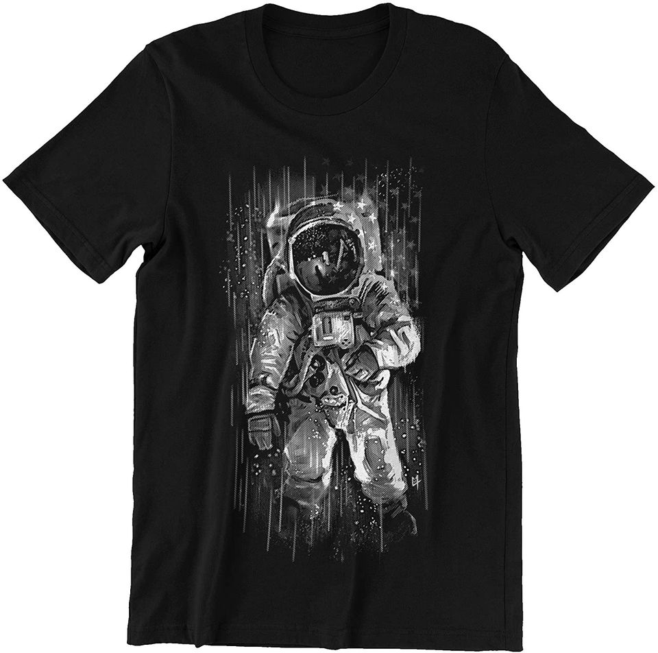 Astronaut Flag Science Shirt