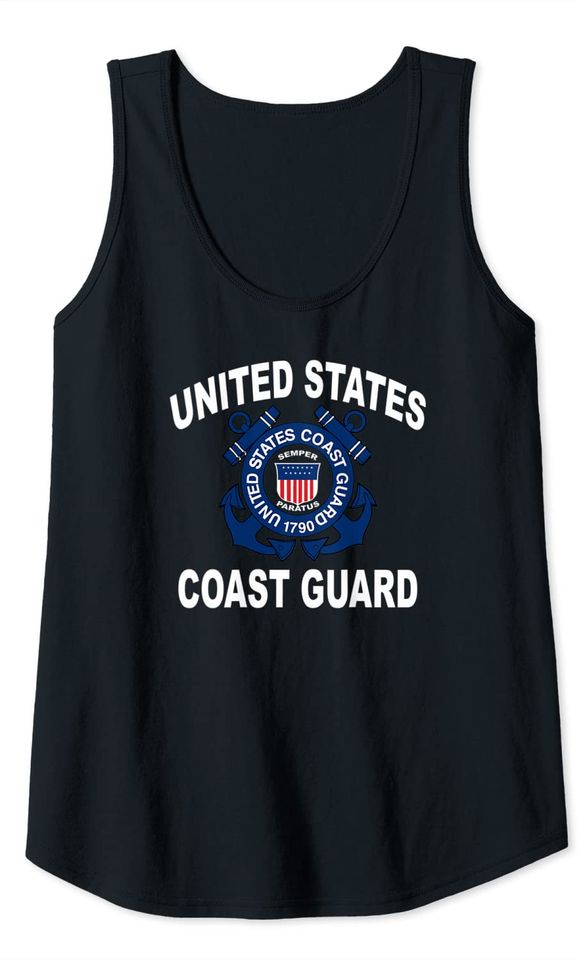 US Coast Guard  Alumni Men and Women Tank Top