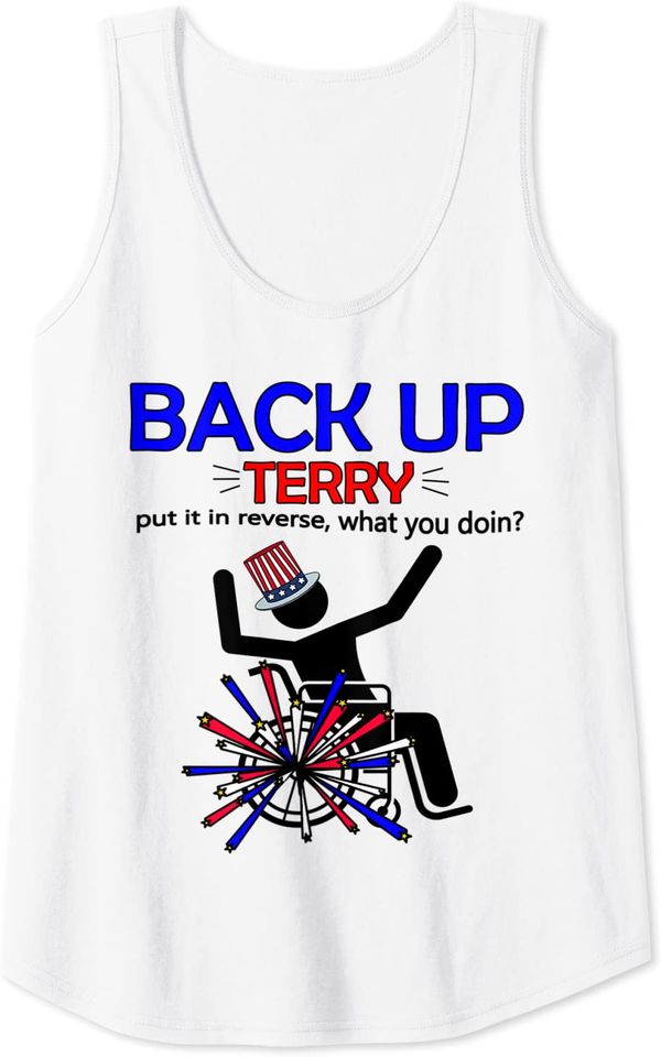 Back up Terry, Put it in Reverse Terry Tank Top