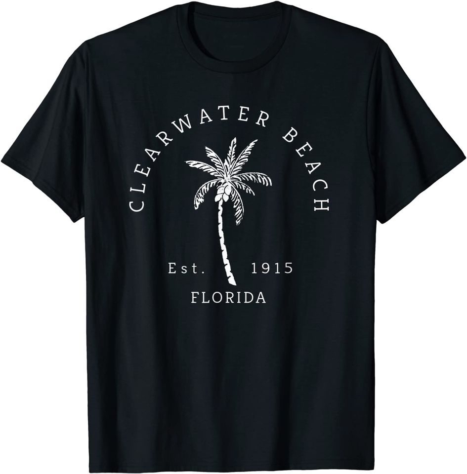 Retro Cool Clearwater Beach Mens Womens Florida T Shirt