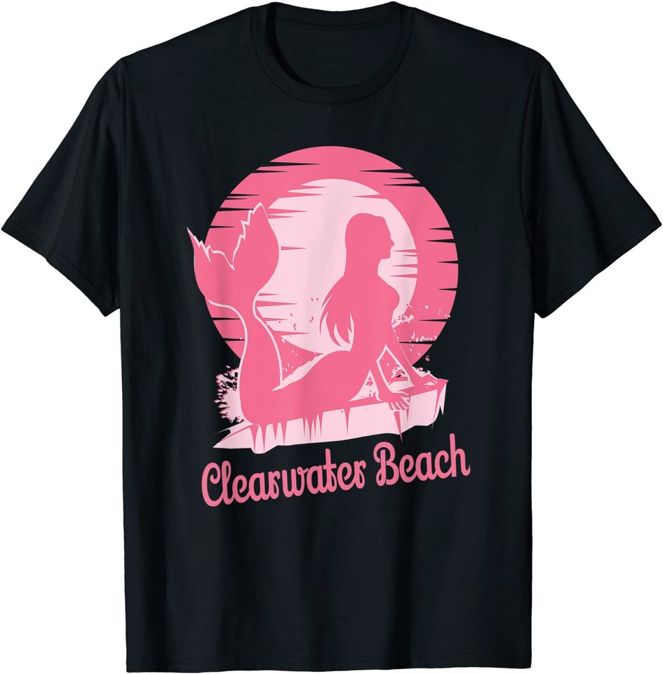 Clearwater Beach Vacation Mermaid T Shirt