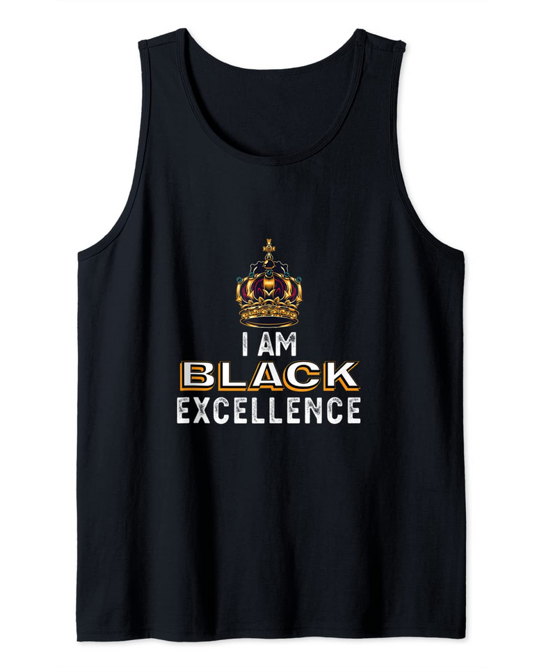 I Am Black Excellence Black Pride Tank Top