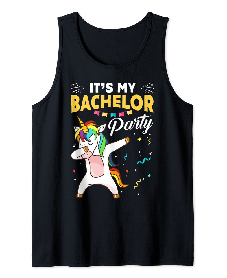 It's My Bachelor Party Unicorn Tank Top