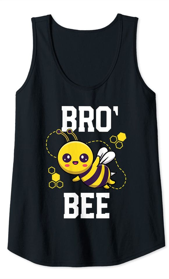 Family Bee Shirts Brother Bro Birthday First Bee Day Outfit Tank Top