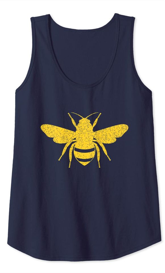 Bee Silhouette - Sweet Insect Gift For Honeybee Lovers Tank Top