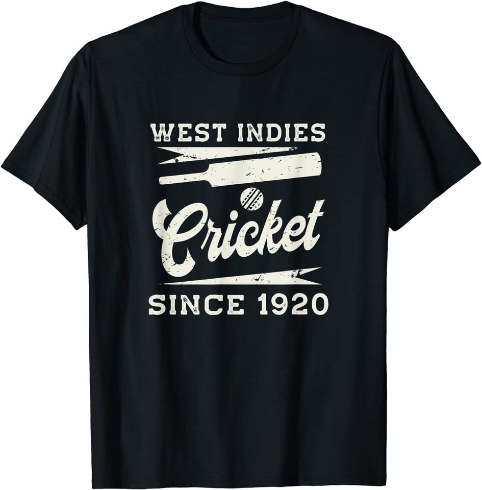 Vintage West Indies Cricket Since 1920 T Shirt