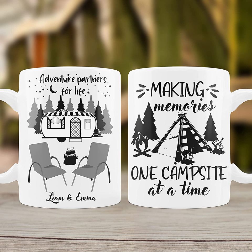 Adventure Partners For Life Making Memories One Campsite At A Time Coffee Tea Mug