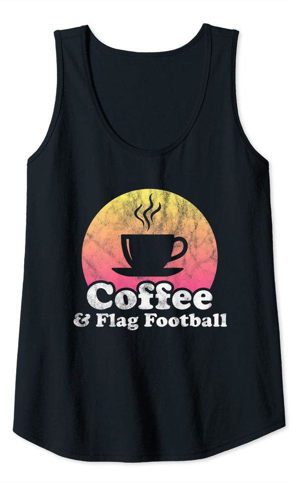 Coffee and Flag Football Tank Top