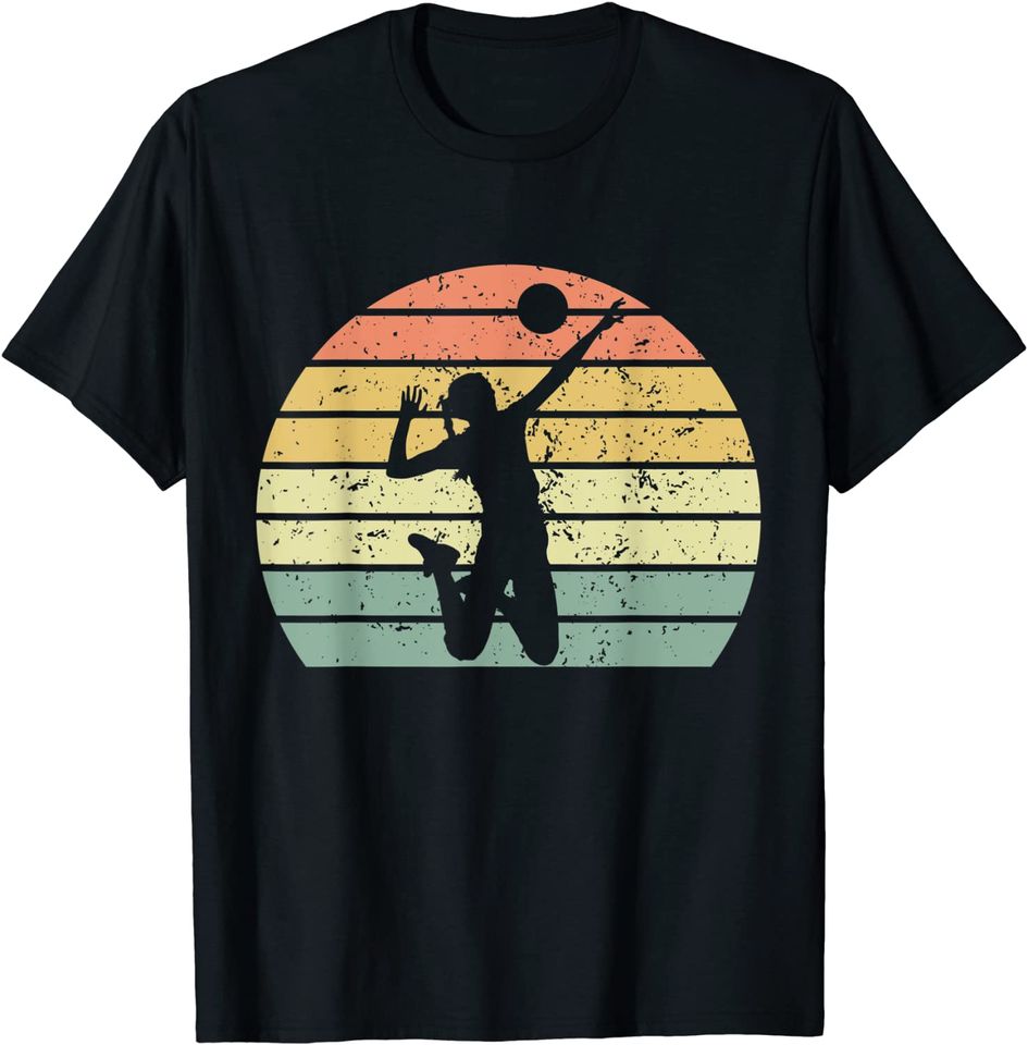 Vintage Beach Volleyball Sports Lover T-Shirt