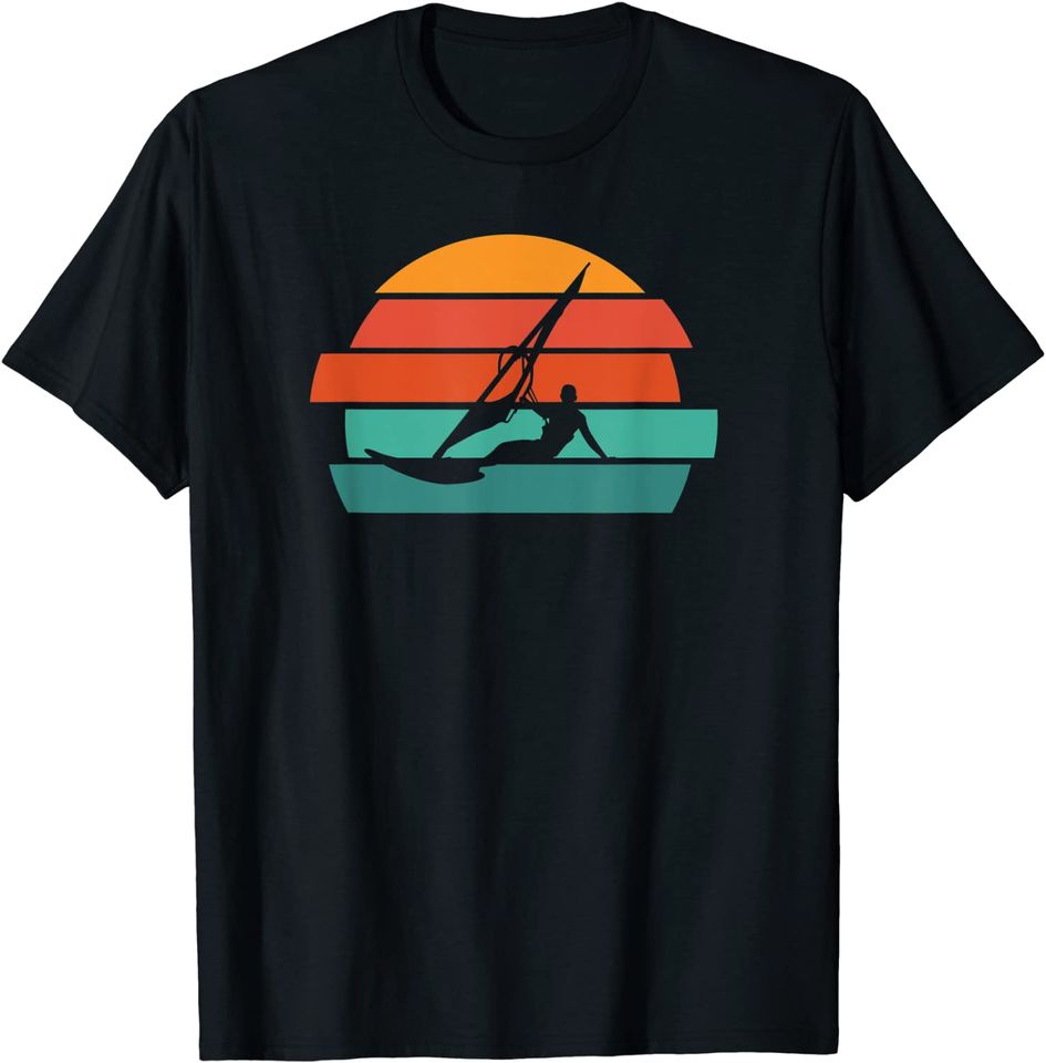 Windsurfing Vintage | Retro Wind Surfing T-Shirt