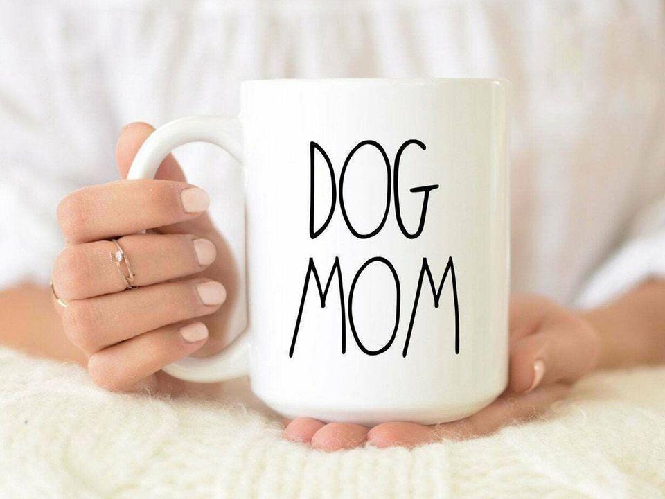 Rae Dunn Inspired Dog Mom Mug