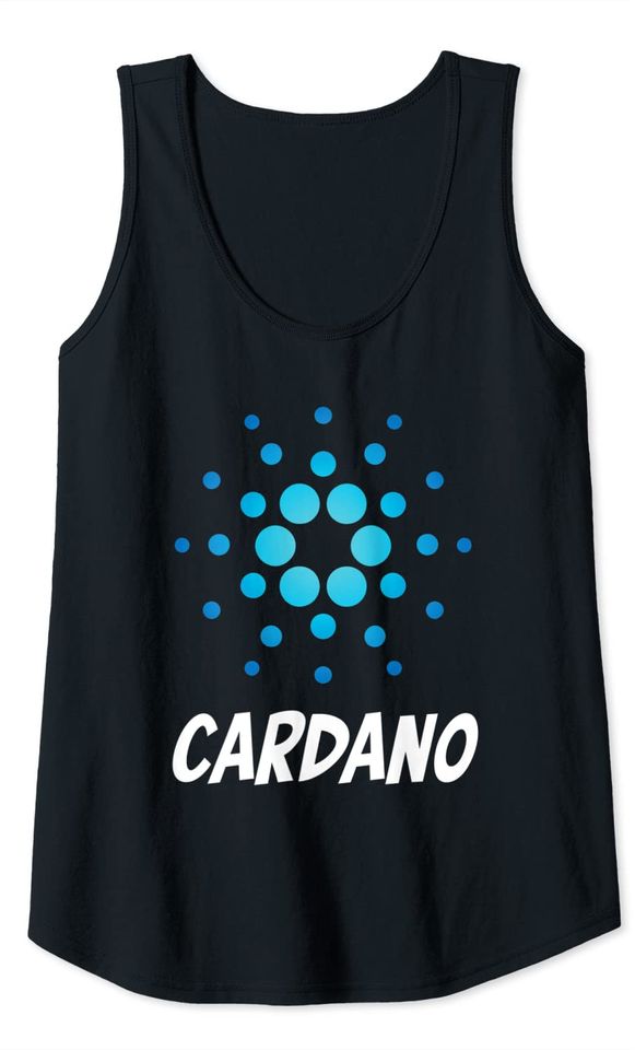 CARDANO Crypto Shirt ADA Coin Blockchain Cryptocurrency Tank Top