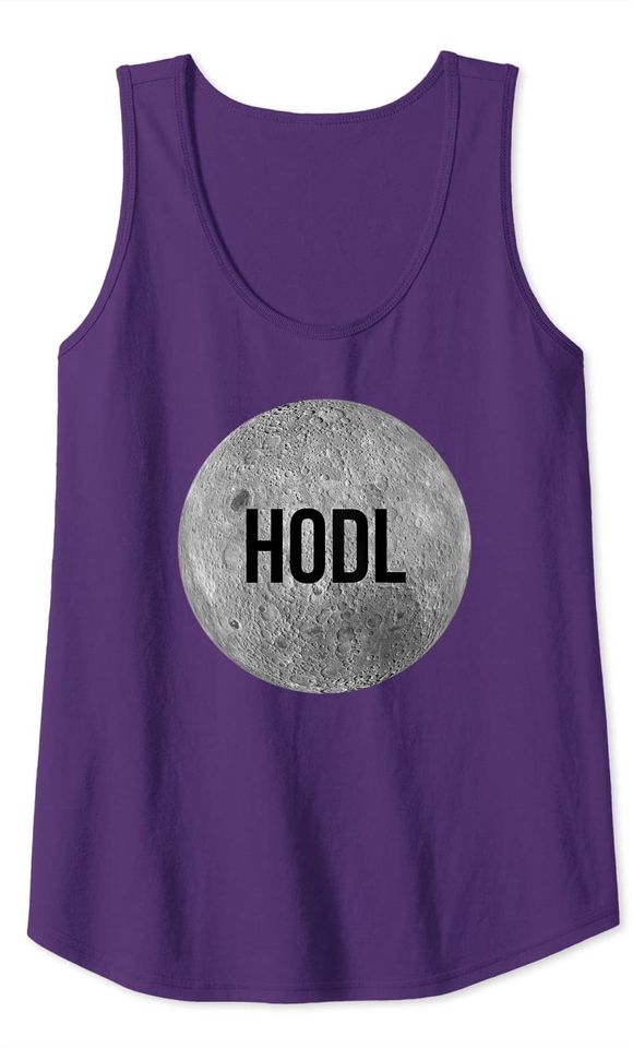 HODL Bitcoin to the Moon meme BTC Tank Top