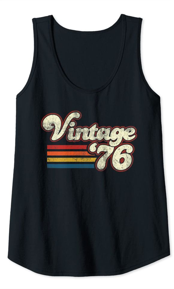 Vintage 1976 45th Birthday Tank Top