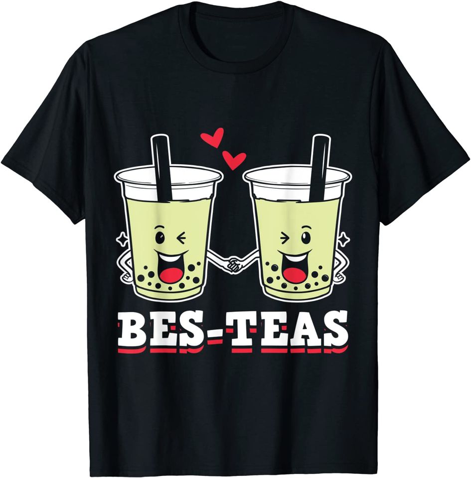 Tea Friendship Design Bes-Teas Tea Drinking T-Shirt