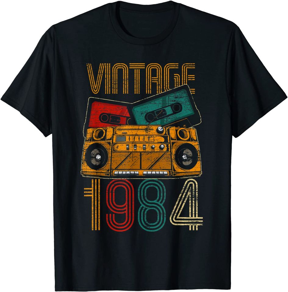 37th Birthday Years Old Vintage 1984 T Shirt