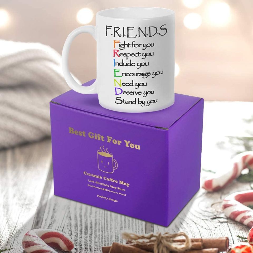 Fatbaby Warmth Best Friends Birthday Coffee Mug Gifts for Women ,Men, Friendship Gifts for Sister, Coworkers, BFF Gifts for Best Friends, Bestie,Graduations