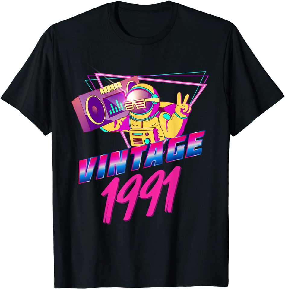 30th Birthday Vintage 1991 T Shirt