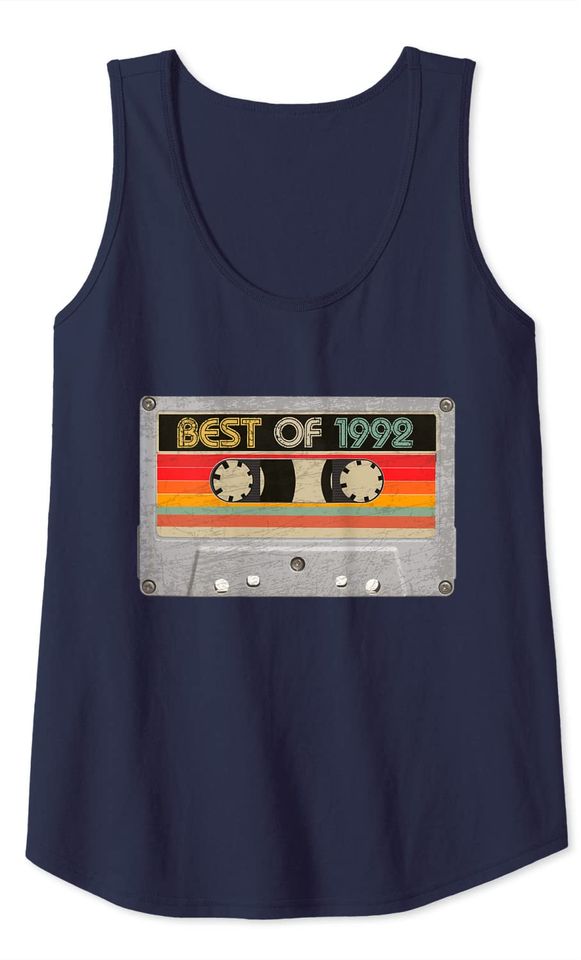 Best Of 1992 29th Birthday Gifts Cassette Tape Vintage Tank Top
