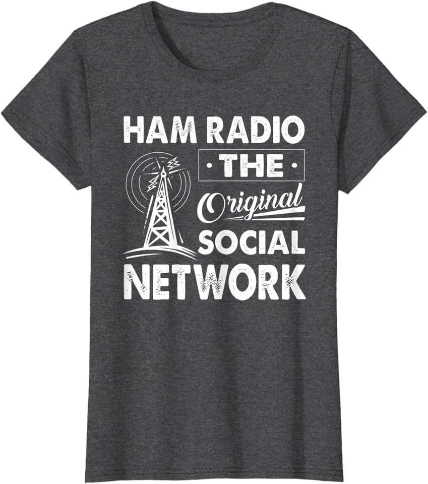 Ham Radio The Original Social Network Amateur Operator Hoodie