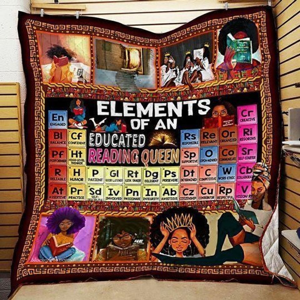 ELEMENTS OF AN EDUCATED BLACK QUEEN GIRL BLANKET