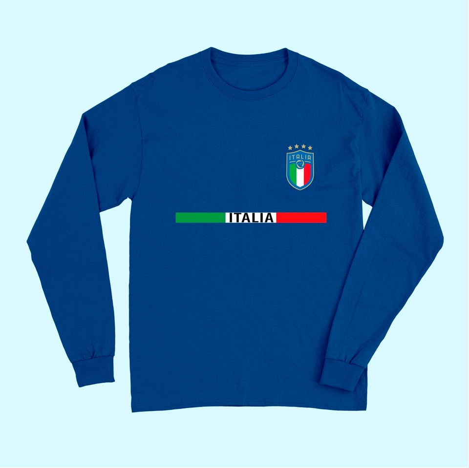 Italy Jersey Soccer 2020 2021Italia Football Fan Long Sleeves
