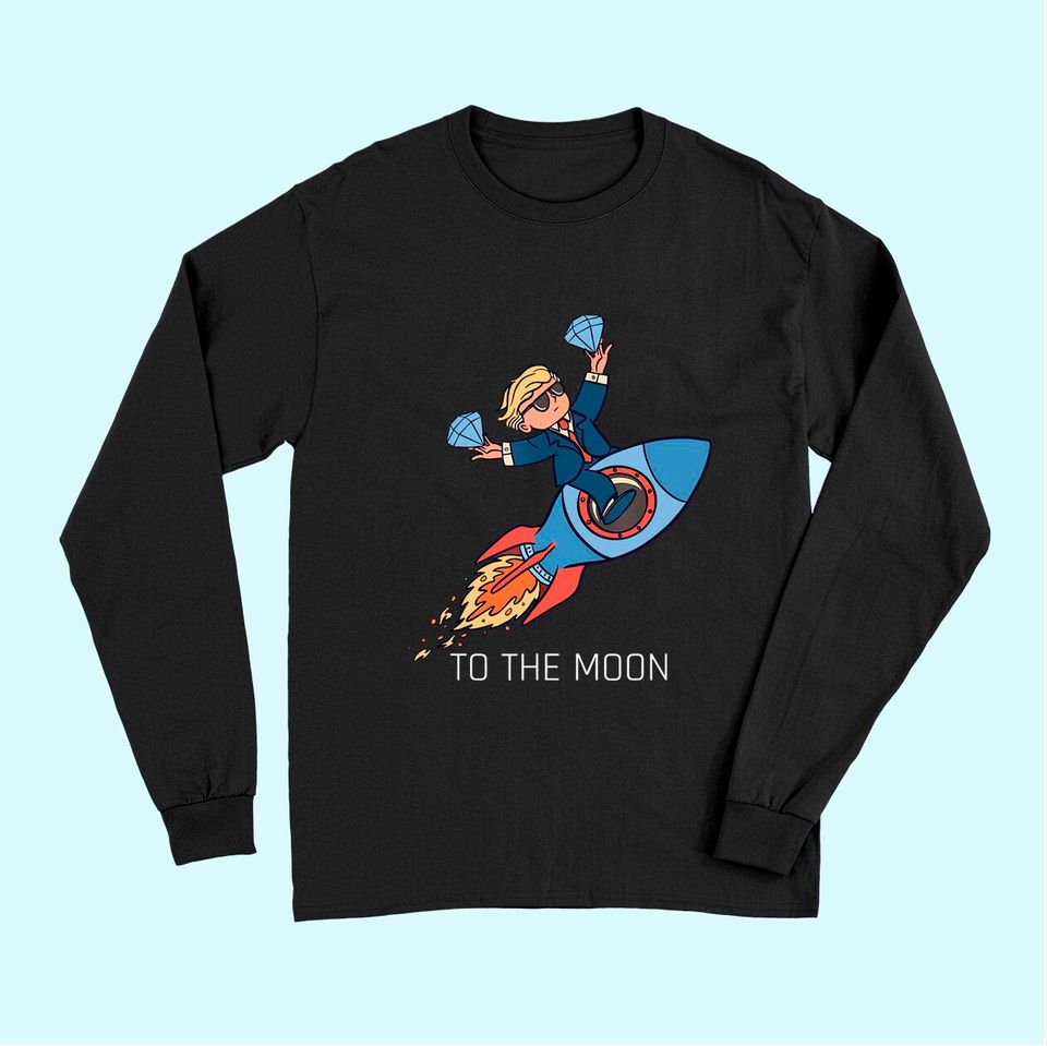 Diamond Hands To The Moon Long Sleeves