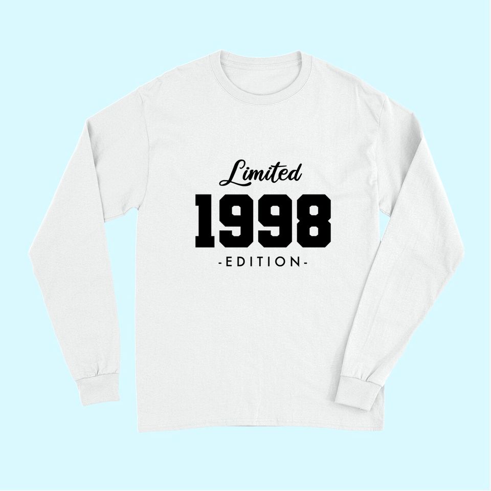 Gift for 23 Year Old 1998 Limited Edition 23rd Birthday Long Sleeves