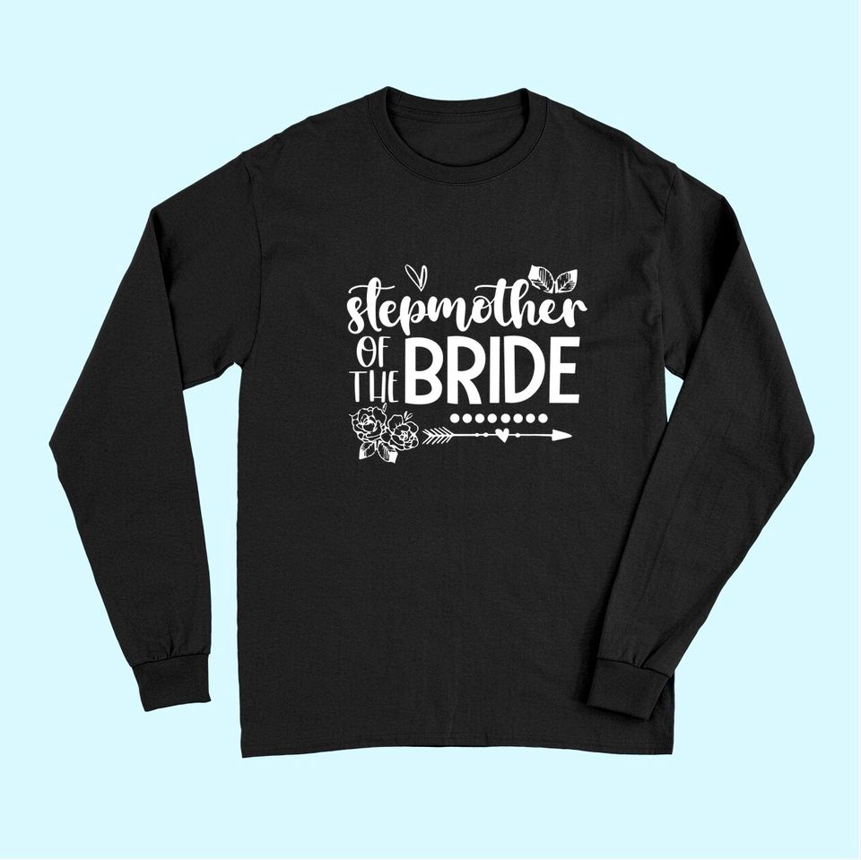 Stepmother Of The Bride Bridal Party Top For Bonus Mom Long Sleeves