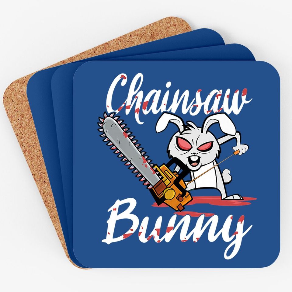 Scary Chainsaw Bunny Halloween Horror Movie Nightmare Coaster