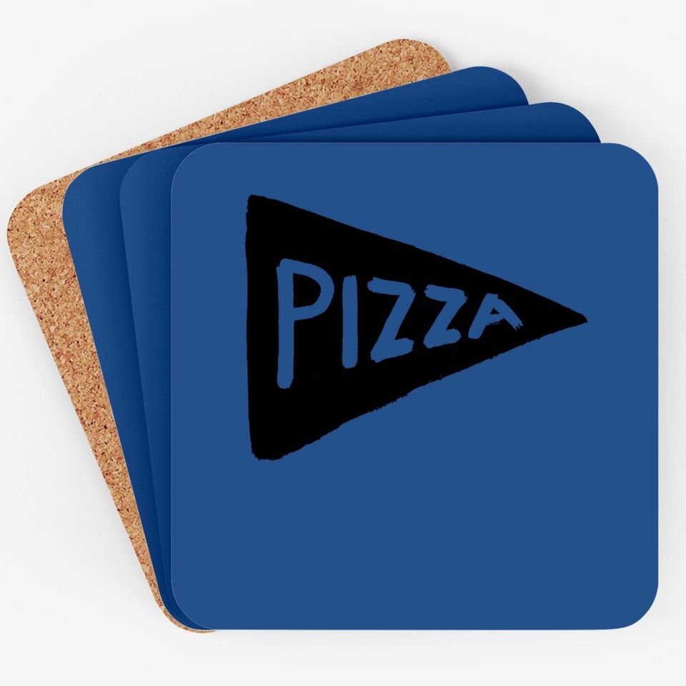 Pizza Party Graphic Coaster