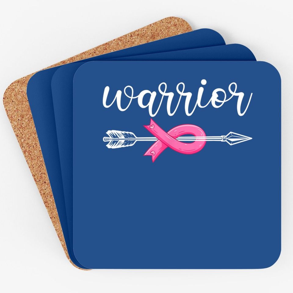 Breast Cancer Warrior Breast Cancer Awareness Coaster