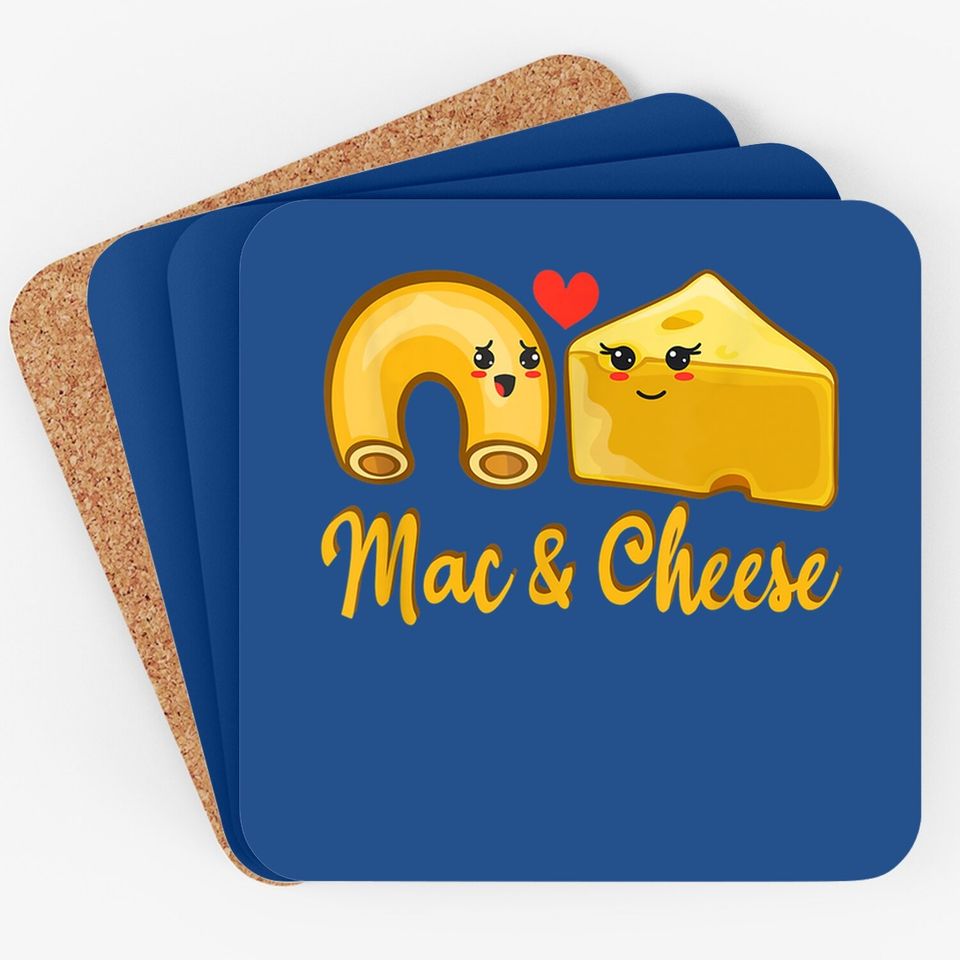 Macaroni And Cheese Couple Relationship Coaster