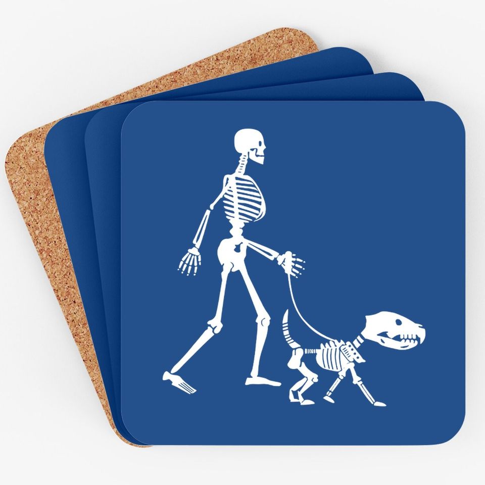 Skeleton Dog Coaster