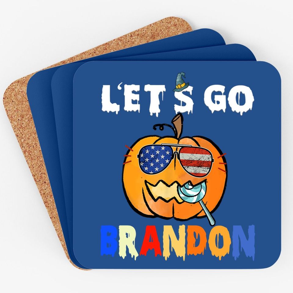 Let's Go Brandon Biden Chant Impeach Biden Halloween Coaster