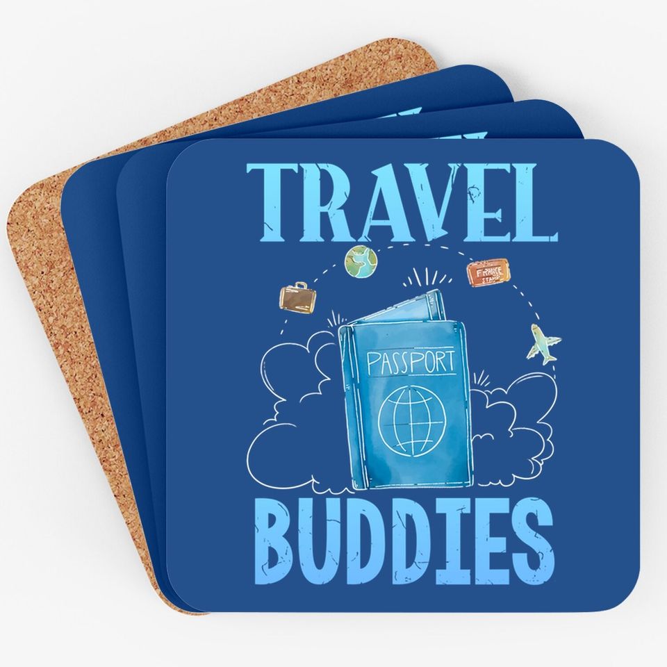 Traveller Flight Travel Buddies Coaster
