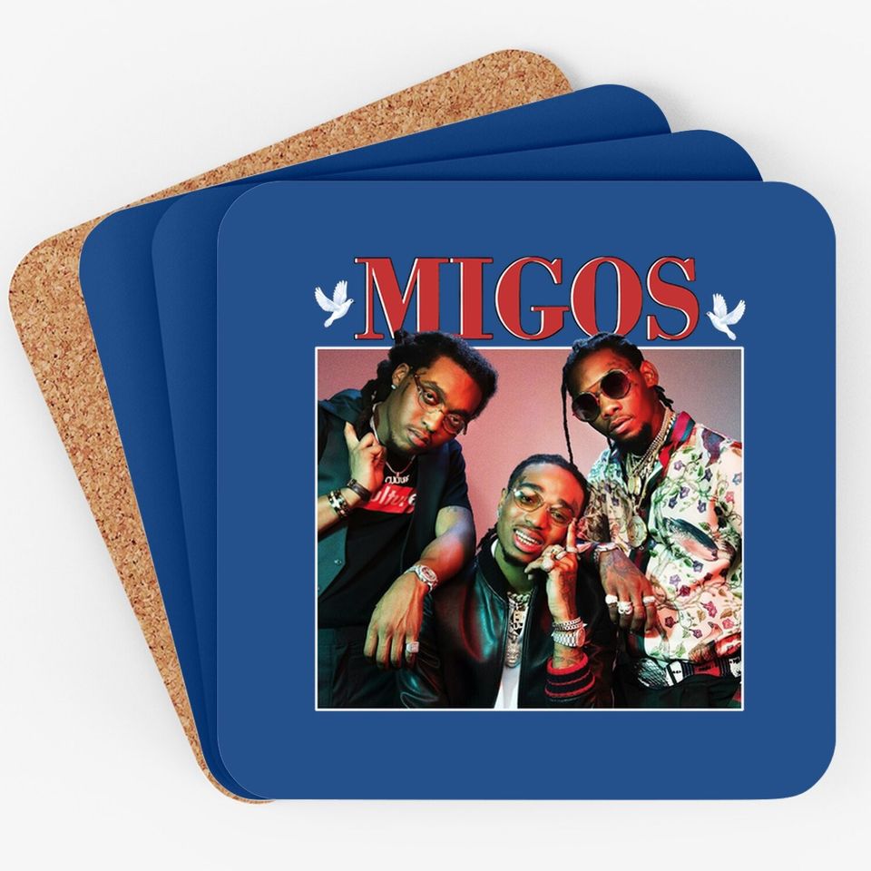 Migos Hip Hop 90s Vintage Coaster