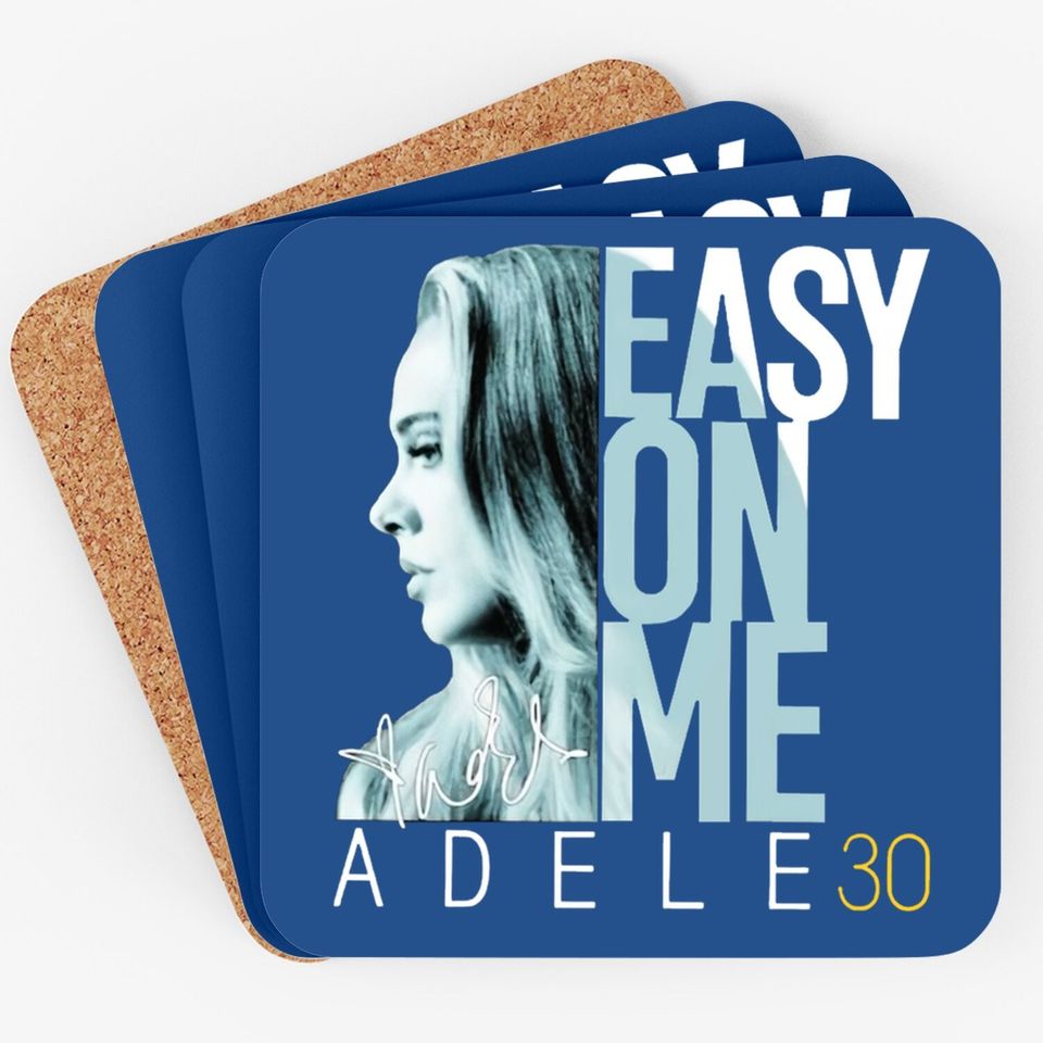 Easy On Me Adele 30 Signature Coaster