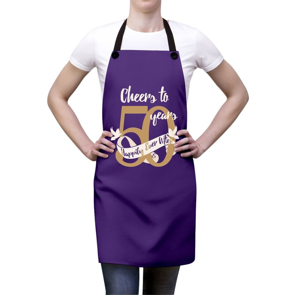 50th Wedding Anniversary Apron Gift For Couples