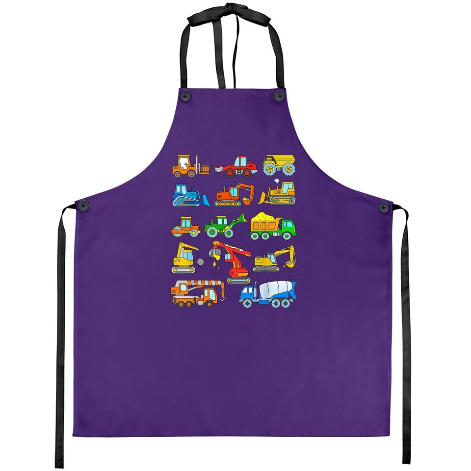 Construction Excavator Apron For Boys Girls And Apron