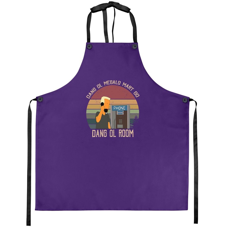 King Of The Hill Boomhauer Dang Ol Megalo Mart Go Dang Ol Room Circle Apron