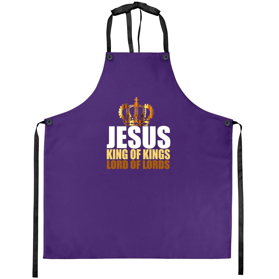 Christerest: Jesus King Of Kings Lord Of Lords Christian Apron