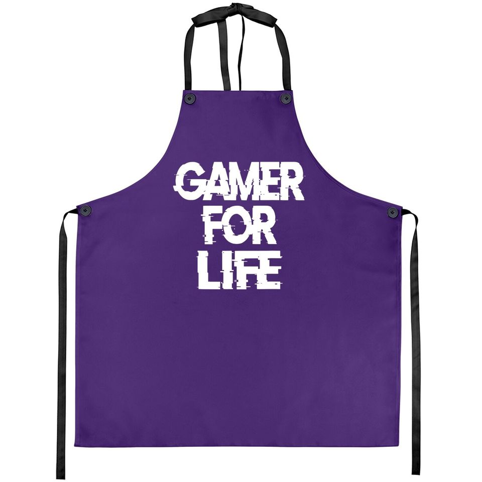 Gaming 365 Gamer For Life Apron For Video Game Players Apron