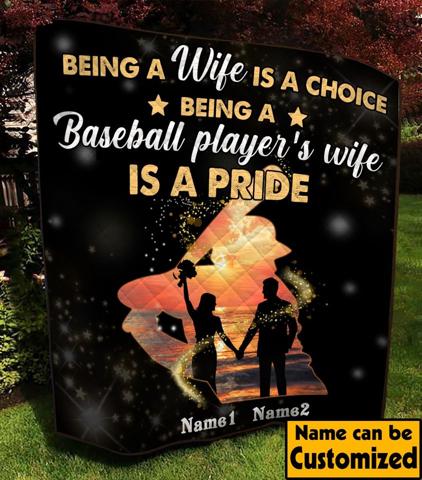 Being A Wife Is A Choice Personalized Quilt