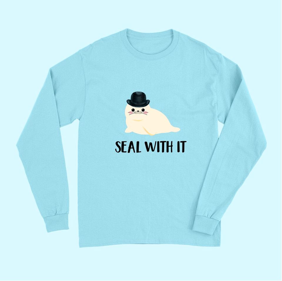 White Sea Lion Long Sleeves Seal With It Long Sleeves