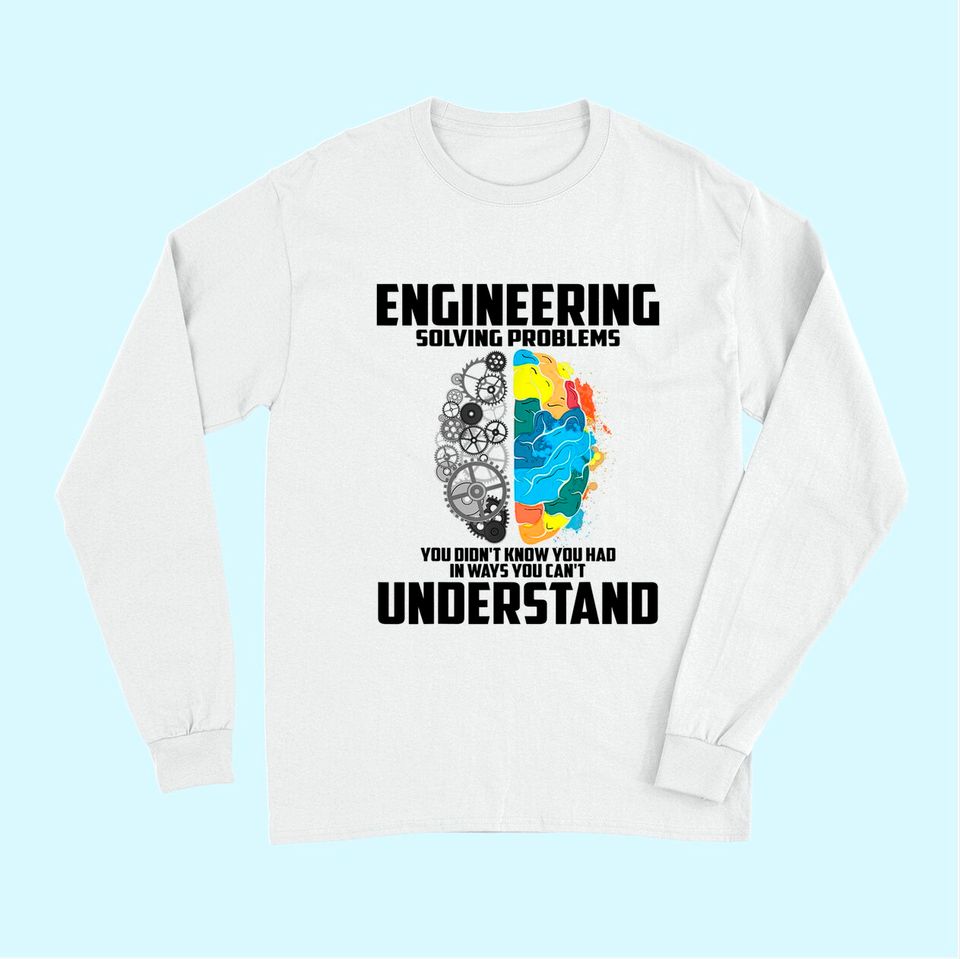Engineering Definition Engineer Gift Men Women Long Sleeves