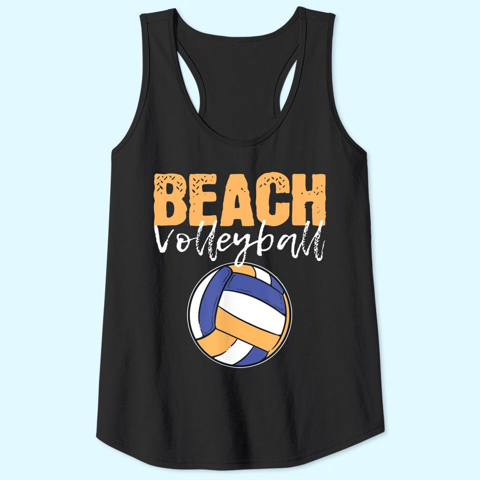 Beach Volleyball lover player Team Sports men women teens Tank Top