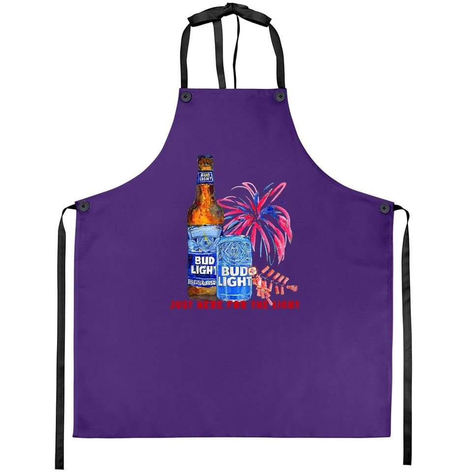 Just Here For The Light Bud Light Apron