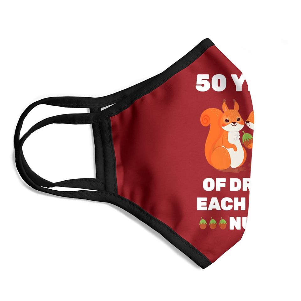 50th 50-year Wedding Anniversary Funny Couple For Him Her Face Mask
