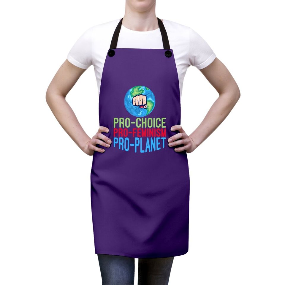 Pro Choice Feminist Movement Science Earth Day 2021 Apron